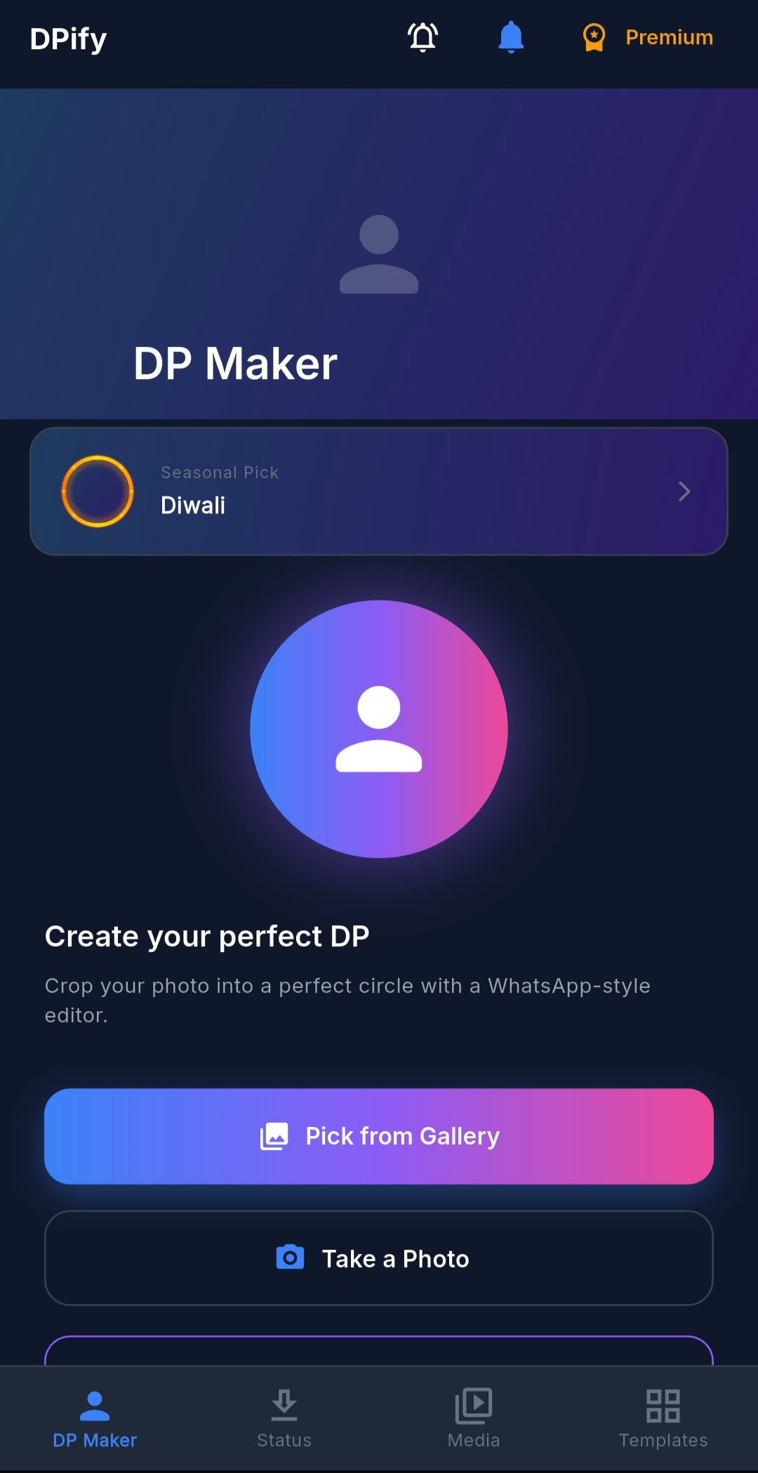 DPify HD DP Maker editor screen